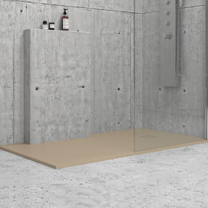 Ντουζιέρα ορθογώνια υψηλής αντοχής CLASSIC Beige KARAG 160x70cm