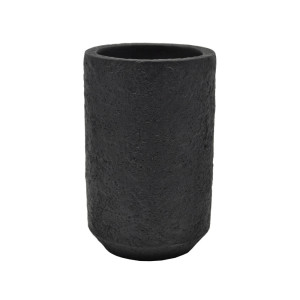 ANKOR Ποτηροθήκη Cement εφέ μαύρη πέτρα 7Χ7Χ11cm 812868