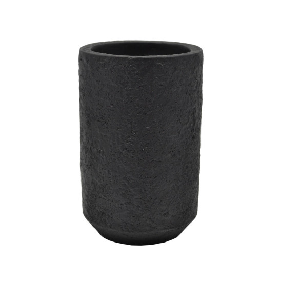 ANKOR Ποτηροθήκη Cement εφέ μαύρη πέτρα 7Χ7Χ11cm 812868