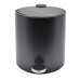 ANKOR Καλάθι μπάνιο 5lt  inox μαύρο soft close 815357
