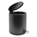 ANKOR Καλάθι μπάνιο 5lt  inox μαύρο soft close 815357