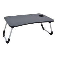 ANKOR Τραπεζάκι πτυσσόμενο πρωινού-lap top μαύρο 60Χ40Χ26cm 842025
