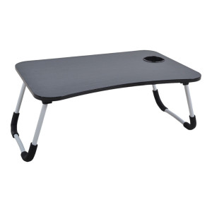 ANKOR Τραπεζάκι πτυσσόμενο πρωινού-lap top μαύρο 60Χ40Χ26cm 842025