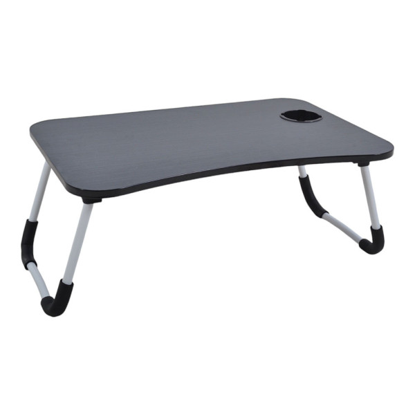 ANKOR Τραπεζάκι πτυσσόμενο πρωινού-lap top μαύρο 60Χ40Χ26cm 842025