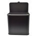 ANKOR Κάδος απορριμάτων 5lt inox σε μα΄΄υρο ματ χρώμα με γάντζο για ντουλάπι 25Χ15,1Χ24,7cm 846849