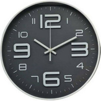 ANKOR Ρολόι τοίχου πλαστικό 30.5cm σε άσπρο χρώμα 814589