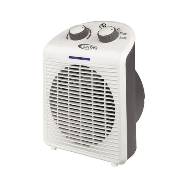 ANKOR Αερόθερμο 2000W IP21 19Χ12Χ28cm 813742