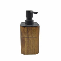 ANKOR DISPENSER ξύλινο με μαύρη ματ αντλία 7.6Χ7.6Χ17.5cm 824496