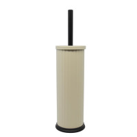 ANKOR Πιγκάλ βουρτσάκι inox ανάγλυφο μπεζ 9,4Χ9,4Χ38cm 824816