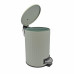 ANKOR Καλάθι μπάνιου 5lt inox ανάγλυφο μέντα με παστέλ πράσινο ματ χρώμα 824847
