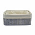 ANKOR Καλαθάκια μπάνιου σετ 3 τεμαχίων σε γκρι χρώμα με ύφασμα 824410