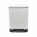 ANKOR Καλάθι μπάνιου 6lt inox άσπρο ματ soft close 829354