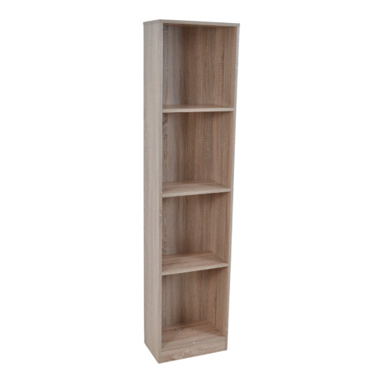 ANKOR Ραφιέρα ξύλινη με 4 ράφια 40Χ24Χ170cm 834310