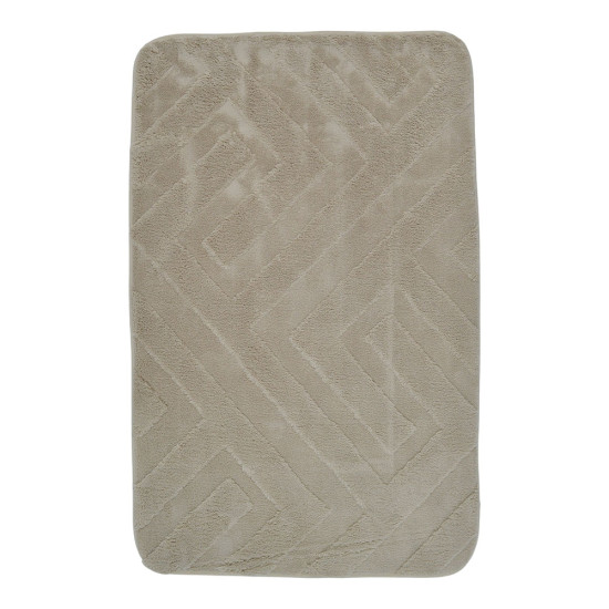 ANKOR Πατάκι μπάνιου MEMORY FOAM μπεζ χρώμα με PVC 50X80cm 836017