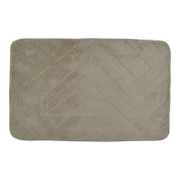 ANKOR Πατάκι μπάνιου MEMORY FOAM μπεζ χρώμα με PVC 50X80cm 836017