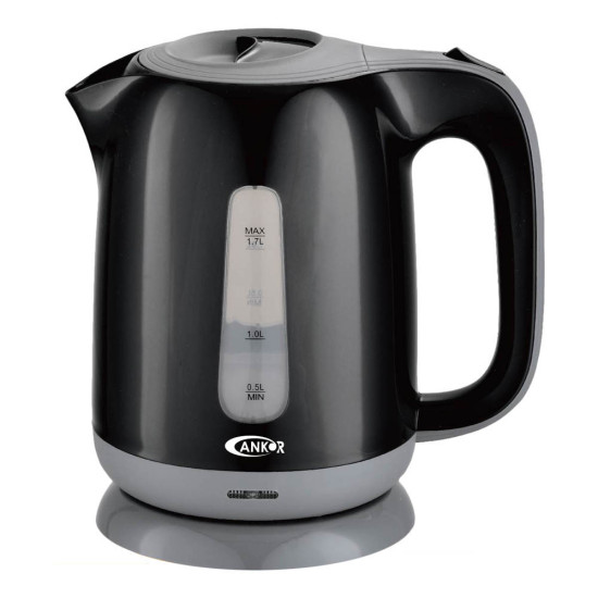 ANKOR Βραστήρας ηλεκτρικός μαύρο με γκρι 2200W 1700ml 822577