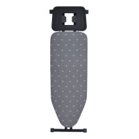 ANKOR Σιδερώστρα XL 45X120cm μαύρη ματ 100% βαμβακερό κάλυμμα  ύψος 71-94cm 848102