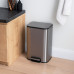 ANKOR Κάδος απορριμάτων SOUL 12L SOFT CLOSE FINGER PRINT PROOF INOX ματ 848218