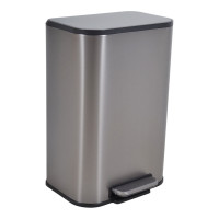 ANKOR Κάδος απορριμάτων SOUL 12L SOFT CLOSE FINGER PRINT PROOF INOX ματ 848218