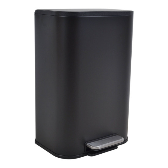 ANKOR Κάδος απορριμάτων SOUL 12L SOFT CLOSE ΙΝΟΧ μαύρο ματ 848225