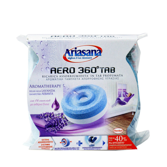 ARIASANA AERO 360º TAB ανταλλακτικό υγρασίας λεβάντα 450gr