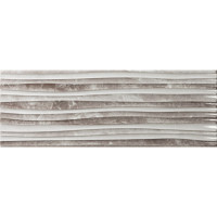 Πλακάκι LOUVRE Décor Gris Wave Rlv KARAG 25x70cm