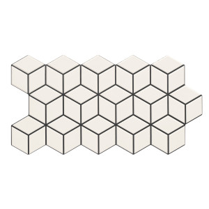 Πλακάκι RHOMBUS Snow KARAG 26,5x51cm
