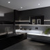 Μπαταρία νιπτήρος εντοιχισμού ADORE Black/Chome FERRO