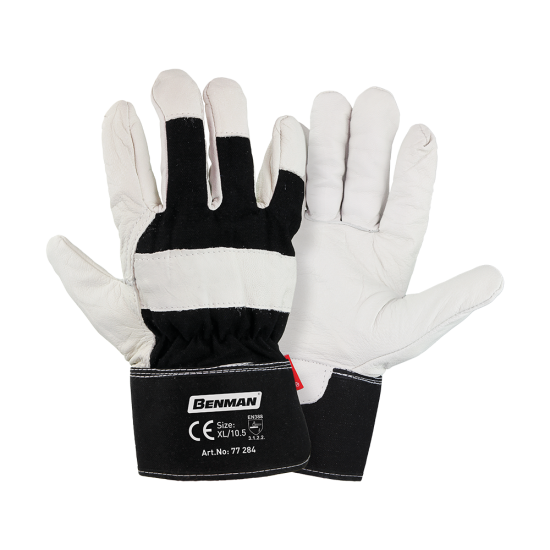 BENMAN Γάντια δερματοπάνινα γενικής χρήσης XL/10" 77284