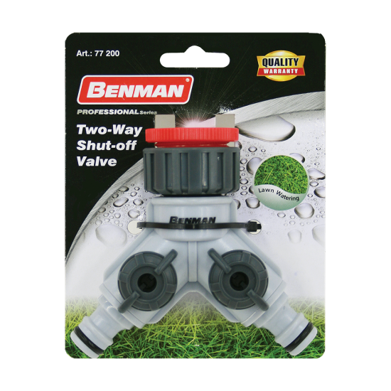 BENMAN Ταχυσύνδεσμος με συστολή 3/4'' με μειωτή 1/2'' διπλής εξόδου 45°