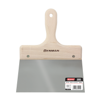 BENMAN Σπάτουλα φαρδιά inox με ξύλινη λαβή 180mm 70909