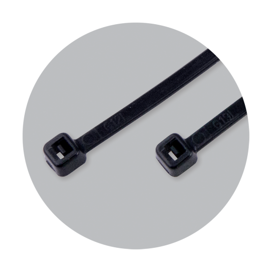 BENMAN Δεματικά καλωδίων μαύρα 200Χ3.6mm 70952