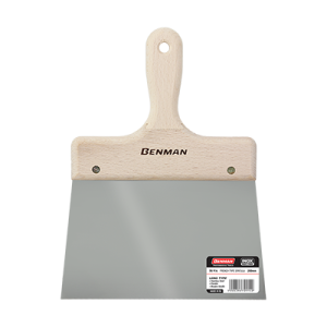BENMAN Σπάτουλα φαρδιά inox με ξύλινη λαβή 140mm 70907