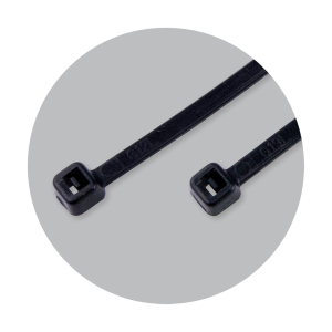 BENMAN Δεματικά ανοιγόμενα μαύρα 370MMX4,8MM