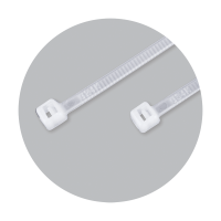 BENMAN Δεματικά καλωδίων λευκά 140X2.50mm 70768