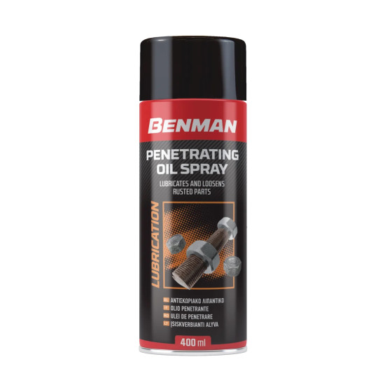 SPRAY BENMAN  αντισκωριακό-λιπαντικό 400ml PENETRATING OIL SPRAY 28570