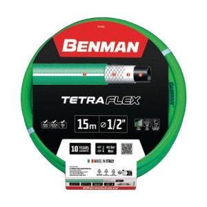 BENMAN Λάστιχο ποτίσματος TETRA FLEX 15m 1/2'' 77140
