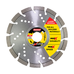 BENMAN Διαμαντόδισκος 125mm Laser Universal Maxpower 74487