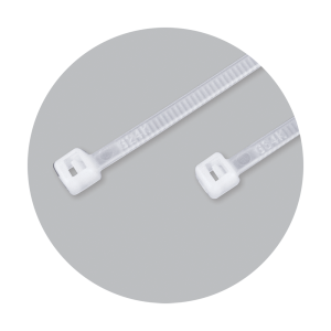 BENMAN Δεματικά καλωδίων λευκά 200X4.80mm 70772