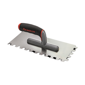 BENMAN Μυστρί πλακάδων με τετράγωνο δόντι inox 12X12 130X280cm 70991