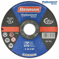 BENMAN Δίσκος κοπής σιδήρου inox professional 125X2.5mm 74275