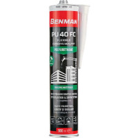 BENMAN Αρμόκολλα πολυουρεθάνης PU 40FC λευκή 300ml 73081