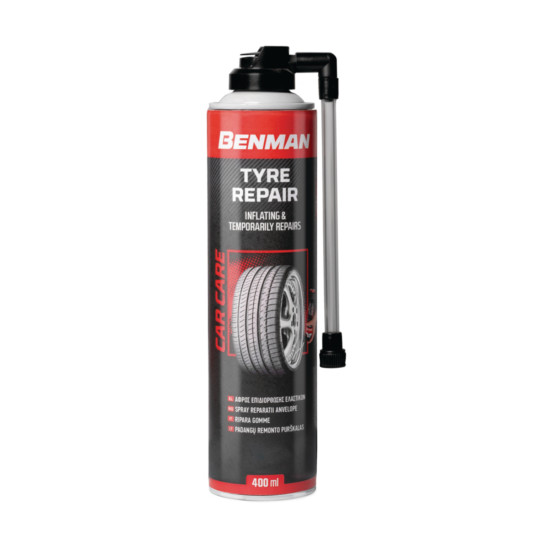 SPRAY BENMAN  αφρός επιδιόρθωσης λαστίχων 400ml 28606