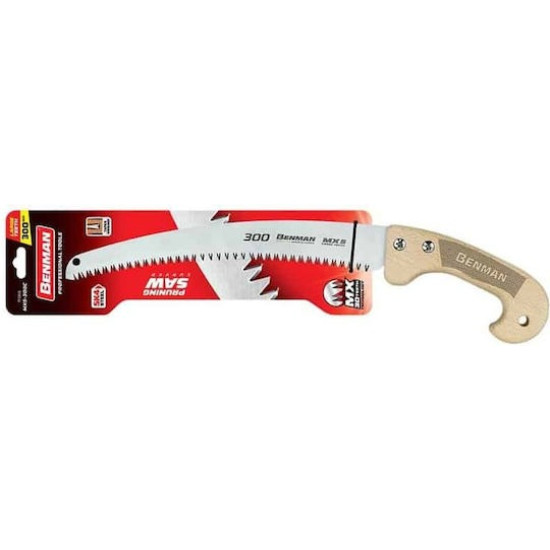 BENMAN Πριόνι κλαδέματος κυρτό 3πλο δόντι MX5 27cm λαβή P 77068