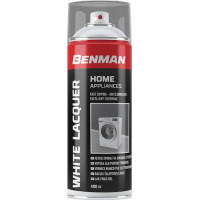 SPRAY BENMAN Σπρεϊ για λευκές οικιακές συσκευές 400ml WHITE LACQUER