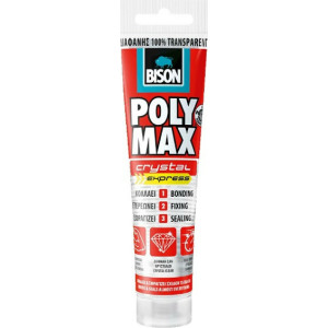 BISON Κόλλα -σιλικόνη διάφανη poly max express 115gr 22774