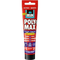 BISON Κόλλα-σιλικόνη poly max high tack express λευκή 165gr 25692
