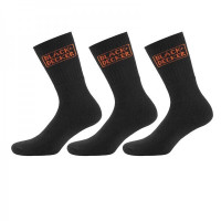 BLACK&DECKER Κάλτσες εργασίας μαύρες 3 ζεύγη BX/CS/1/TEKL