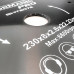 BORMANN Διαμαντόδισκος TRIANGLE TURBO Φ230Χ2.6Χ22.2mm 8mm BHT2072