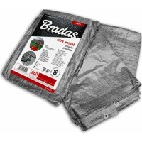BRADAS Μουσαμάς αδιάβροχος ασημί 260gr 6X8m 60080
